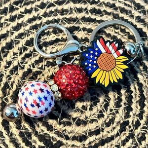 Patriotic Keychain